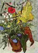 Vincent Van Gogh Wild Flowers and Thistles in a Vase Germany oil painting artist